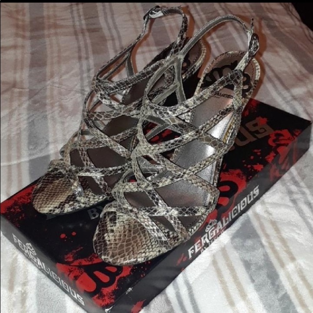 Fergalicious Strappy Heels